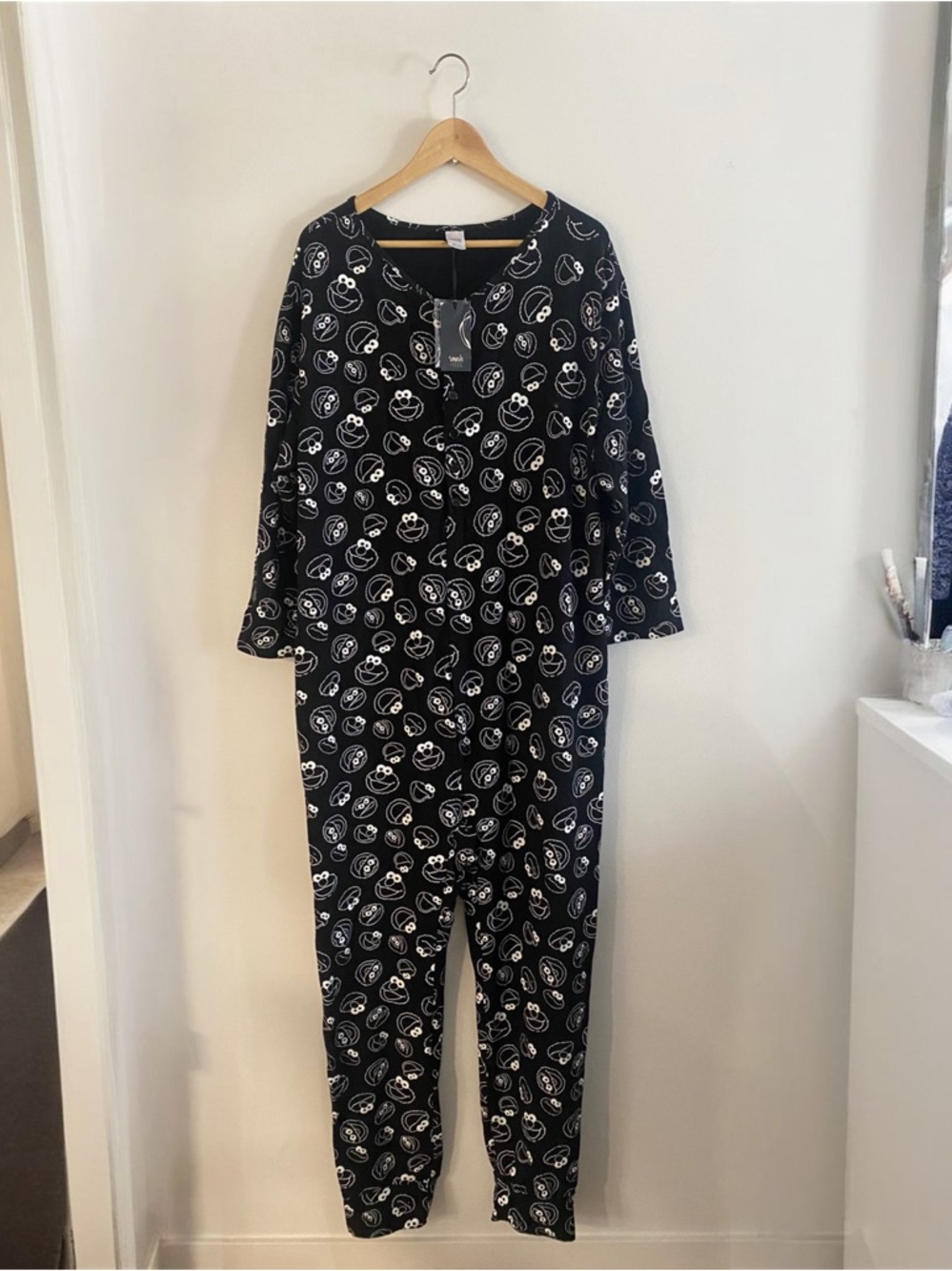 Smash + Tess x Sesame Street - The Monster Romper (Black & White Prints)